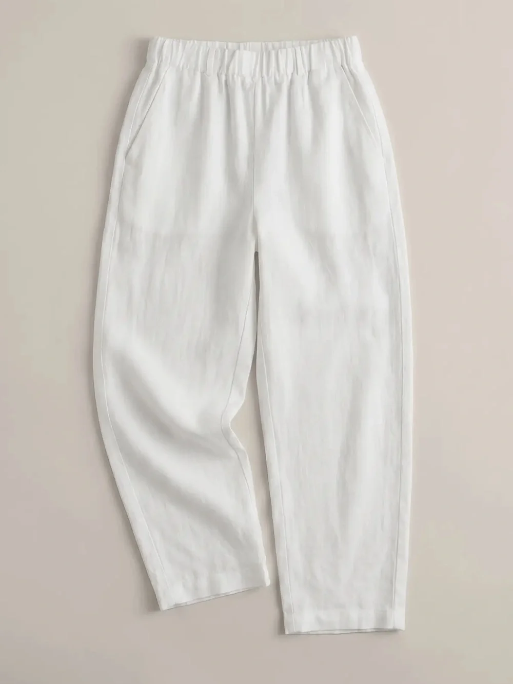 Quince white linen pants